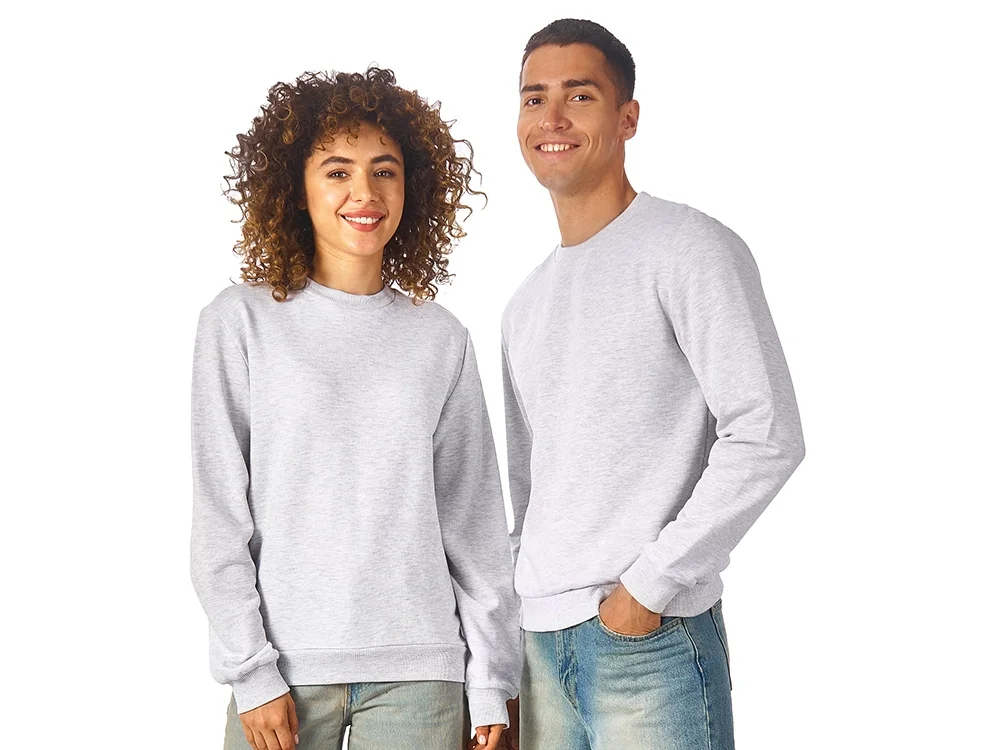 Свитшот Monaco унисекс белый меланж 2XL - фото 5