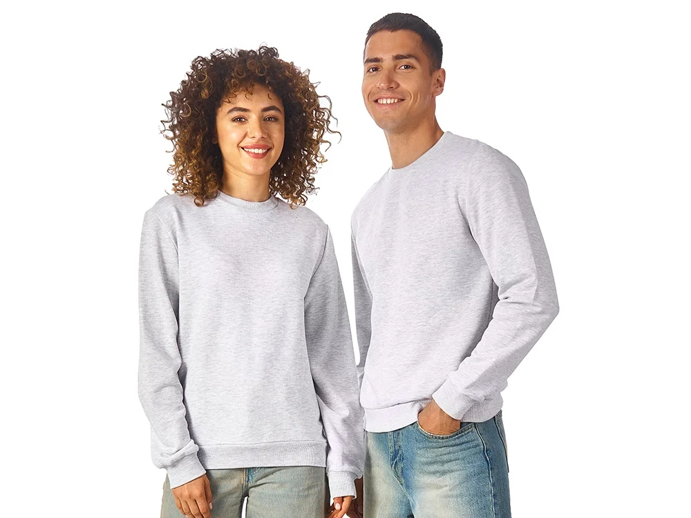 Свитшот Monaco унисекс белый меланж L