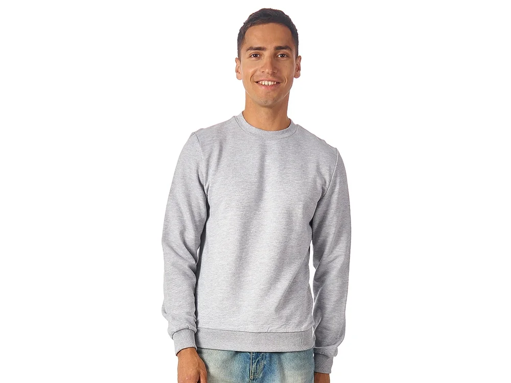 Свитшот Monaco унисекс серый меланж 3XL - фото 2