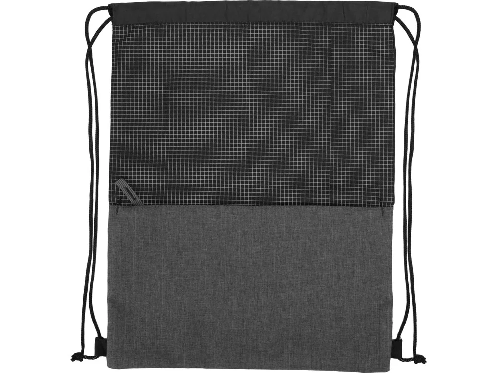 Рюкзак-мешок Reflex со светоотражающим эффектом серый - фото 6