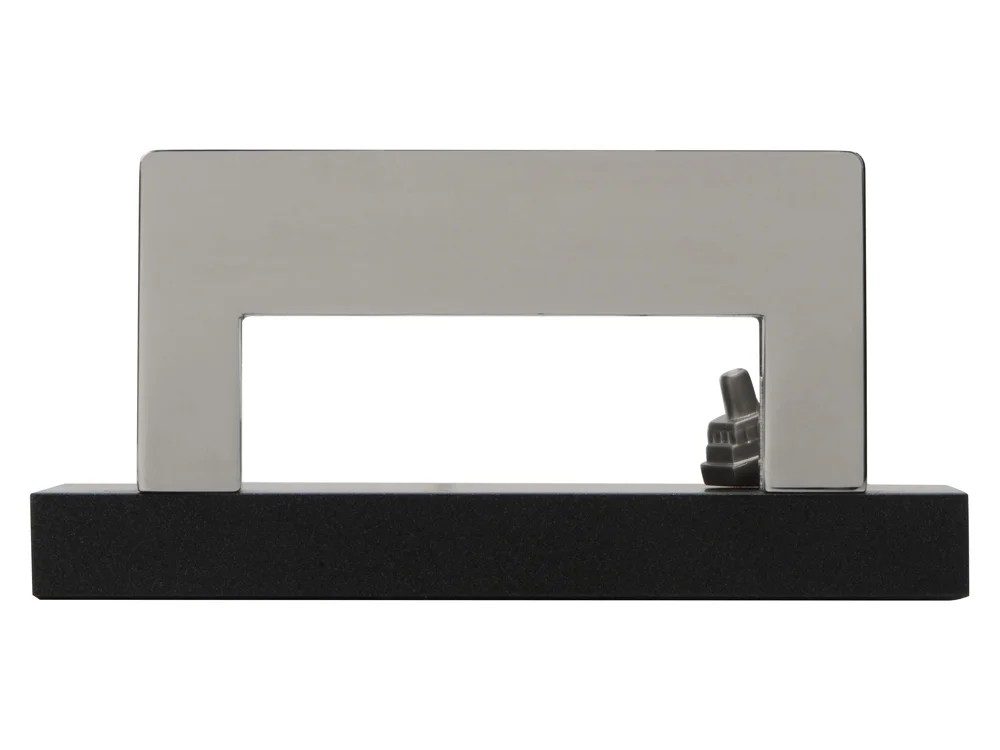 Подставка для визиток Круиз серебристый/черный - фото 5