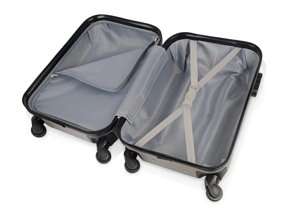 Чемодан Travel серый - фото 2
