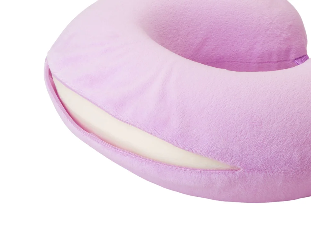 Подушка для путешествий с эффектом памяти Basic розовый - фото 3