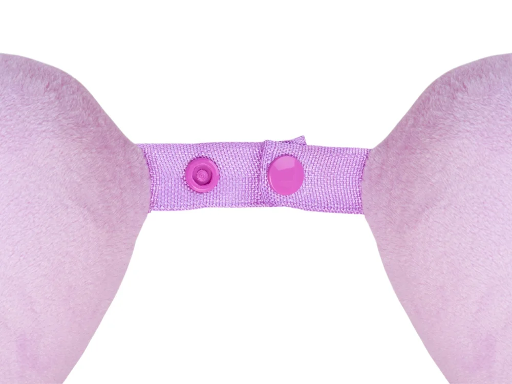 Подушка для путешествий с эффектом памяти Basic розовый - фото 4