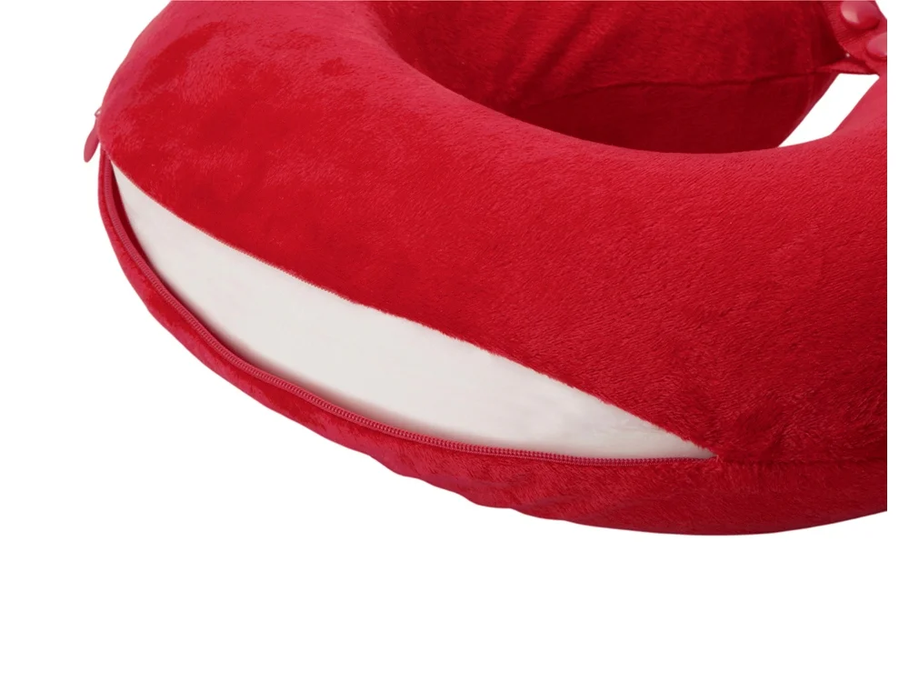 Подушка для путешествий с эффектом памяти Basic красный - фото 3