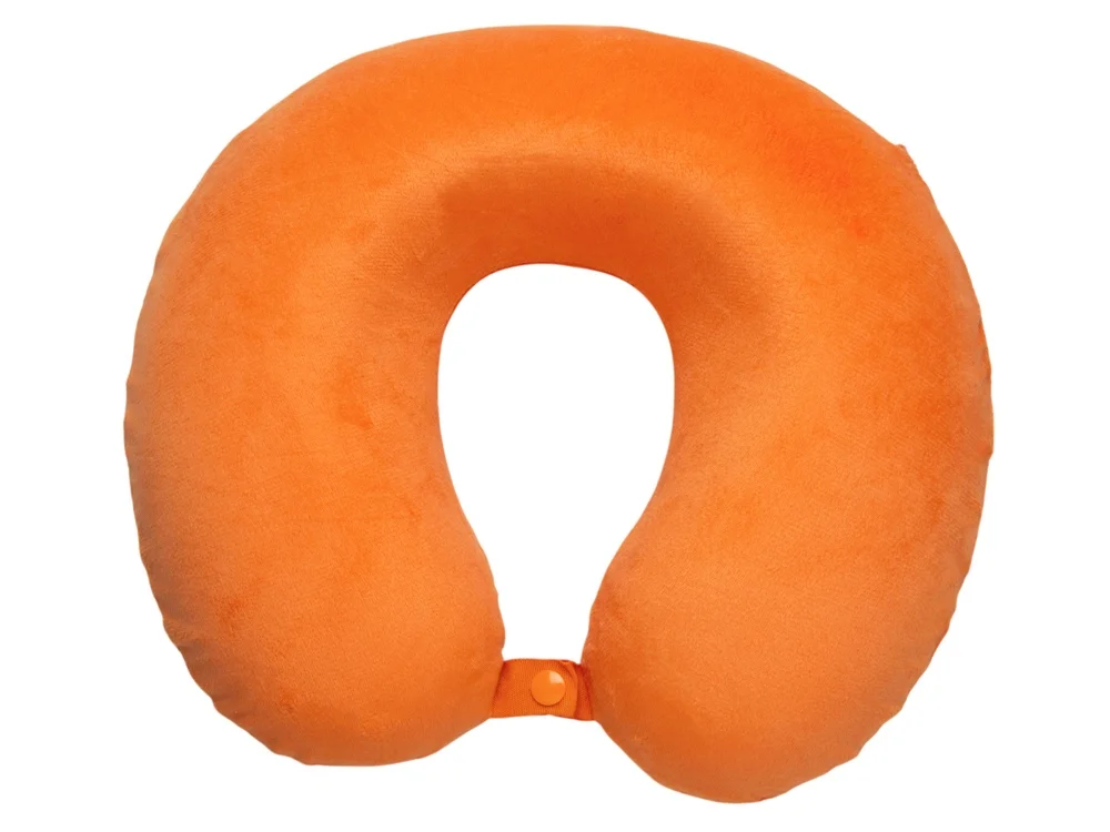 Подушка для путешествий с эффектом памяти Basic оранжевый - фото 2