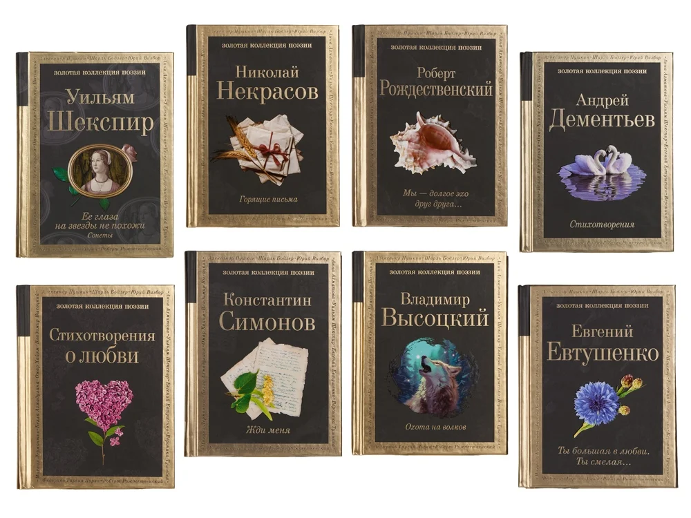 Набор книг Шкаф мудрости шкаф- коричневый/прозрачный книги- черный/золотистый - фото 12