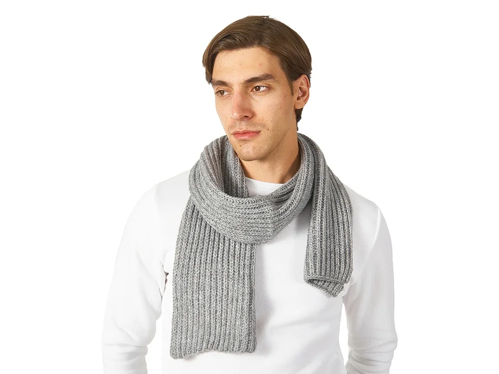 Шарф Nordend серый меланж - фото 2