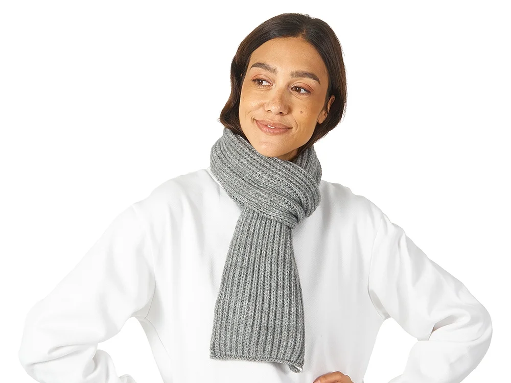 Шарф Nordend серый меланж - фото 3