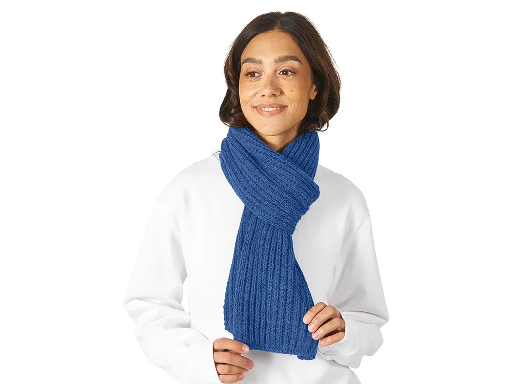 Шарф Nordend синий классический - фото 3