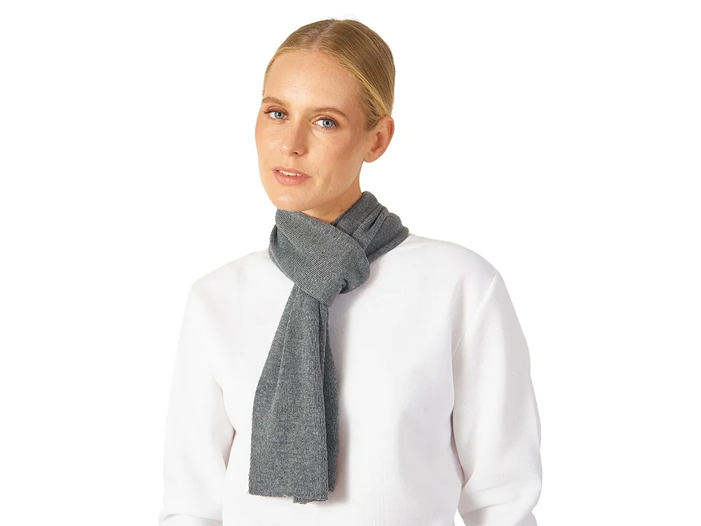 Шарф «Dunant», темно-серый меланж - фото 3