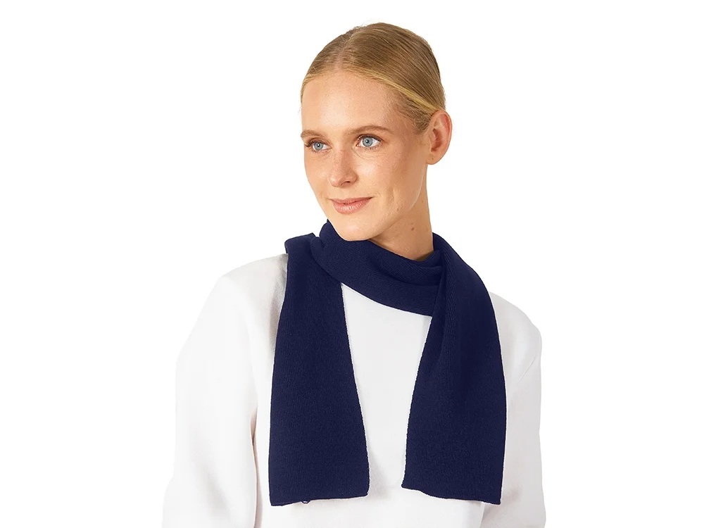 Шарф Dunant синий нэйви - фото 3