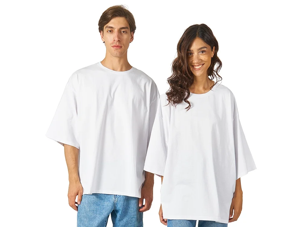 Футболка оверсайз Berlin унисекс белый XS-S