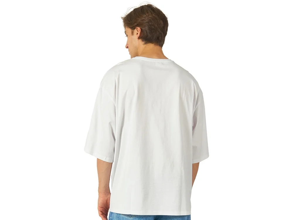 Футболка оверсайз Berlin унисекс молочный XS-S - фото 5