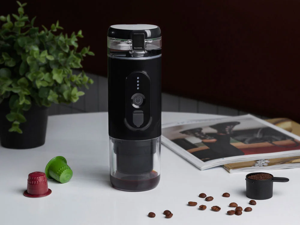 Портативная кофемашина с подогревом Barista 2 черный 60 мл - фото 8