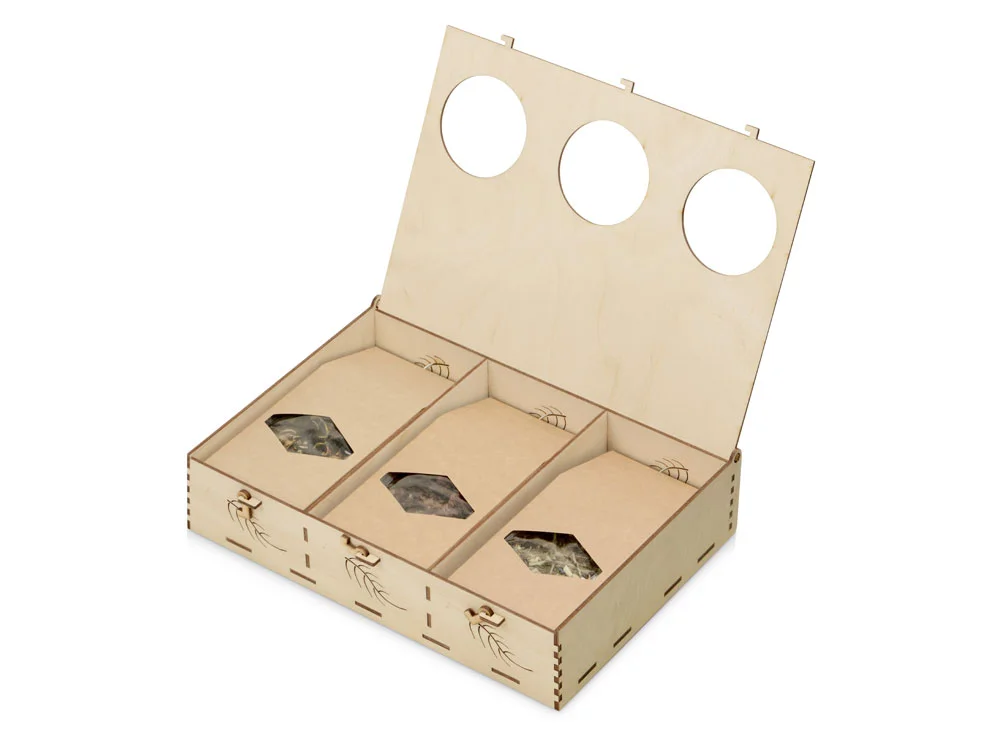 Подарочный набор «Чайный лист», натуральный - фото 3