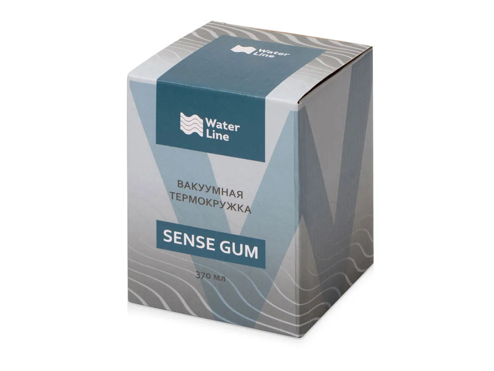 Вакуумная термокружка Sense Gum soft-touch красный 370 мл - фото 7