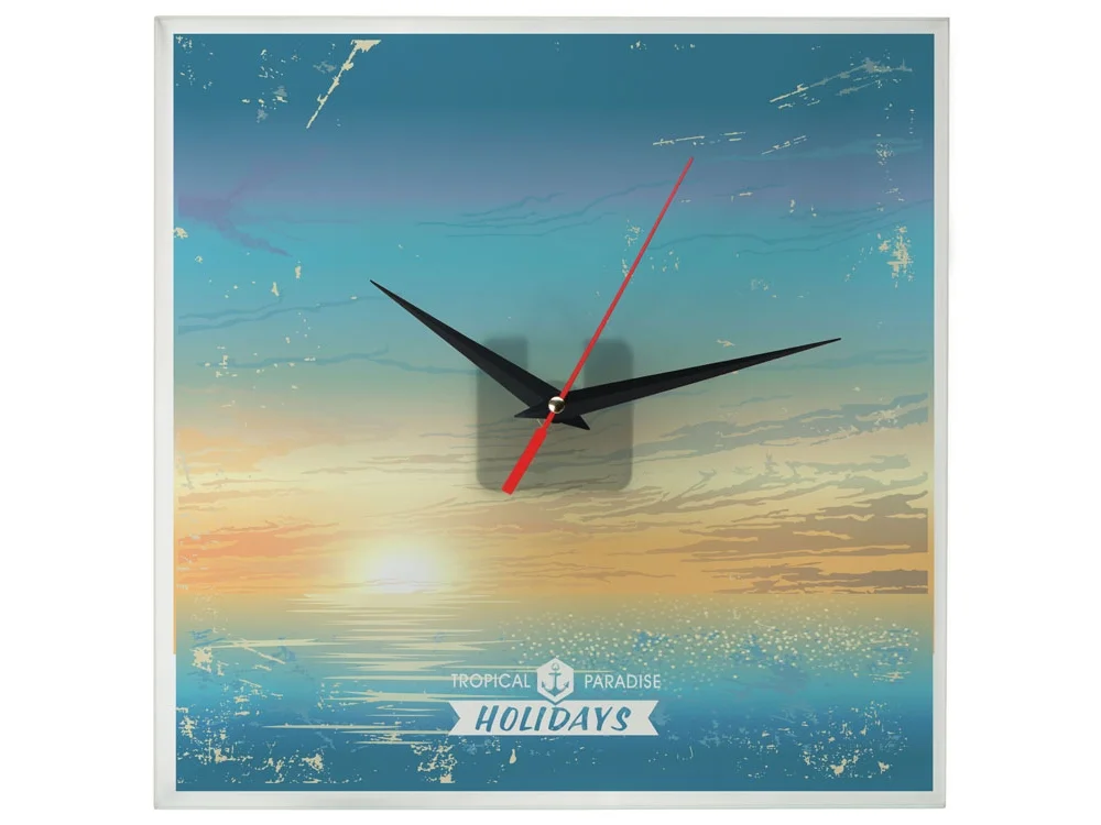 Часы настенные стеклянные «Nile» - фото 3