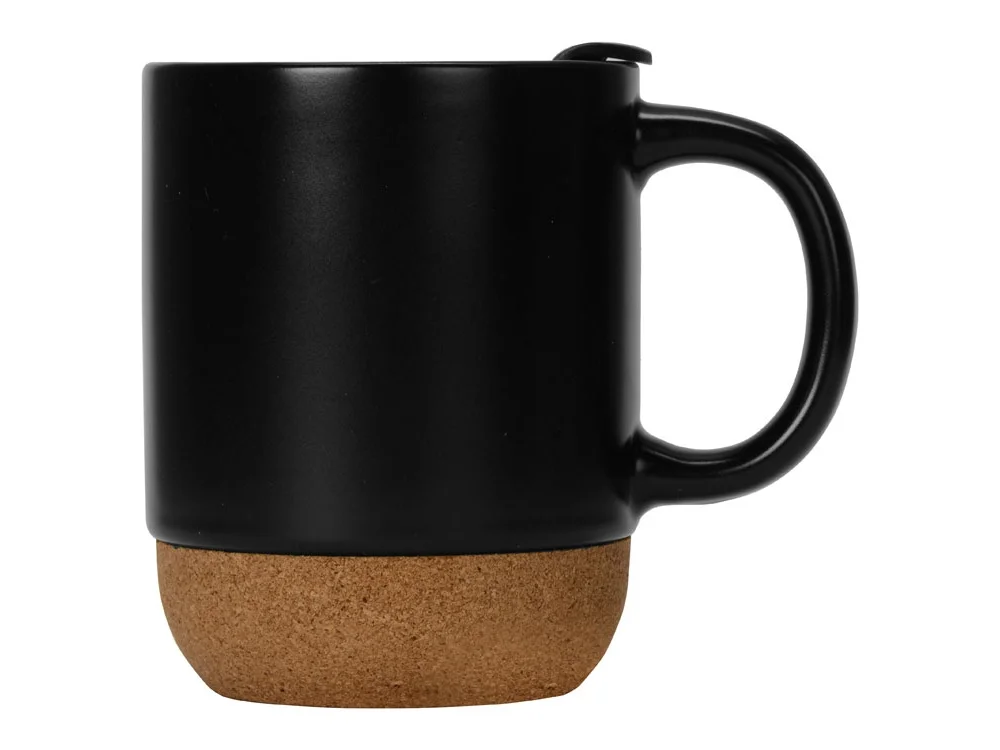 Кружка с пробковым дном и крышкой «Denpasar», черный матовый, 400 мл - фото 5