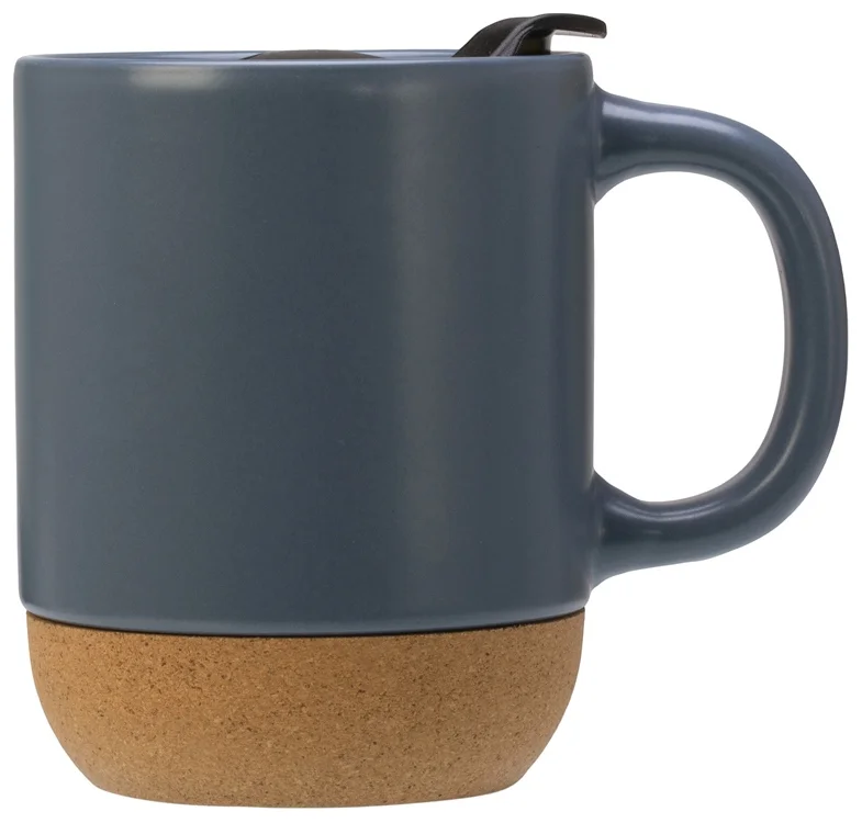 Кружка с пробковым дном и крышкой «Denpasar», серый антрацит, 400 мл - фото 5