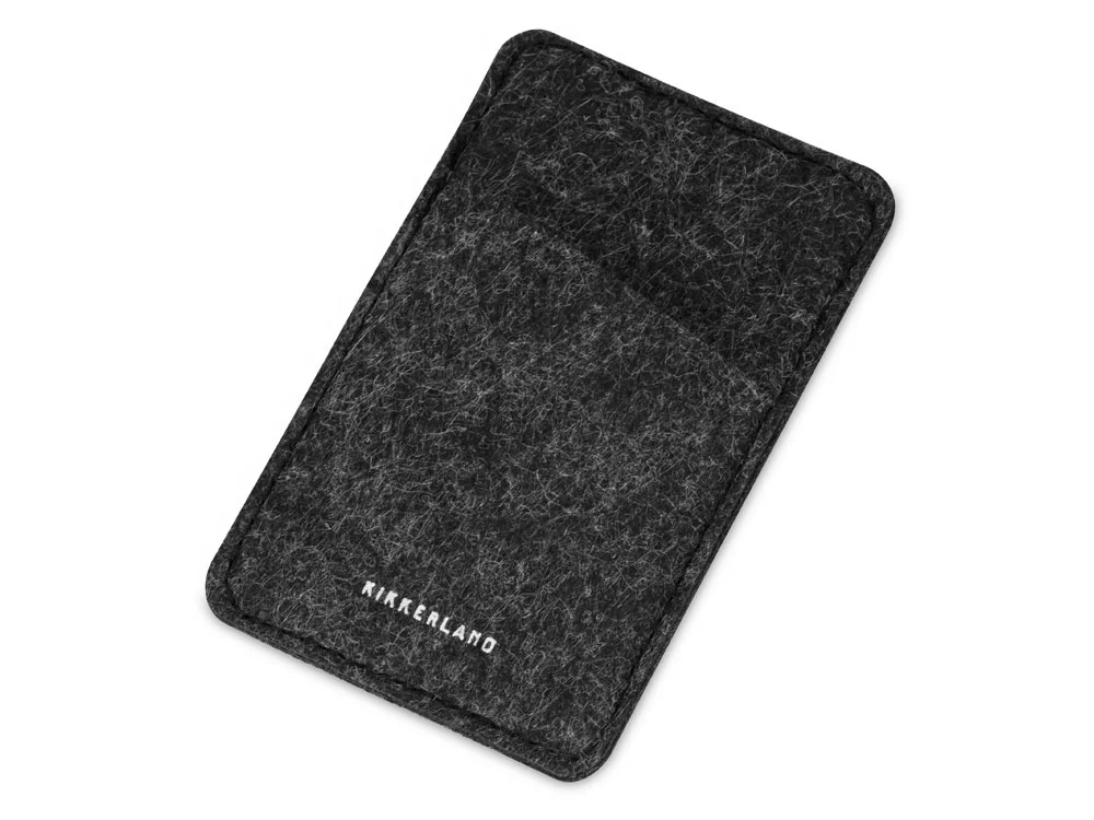 Картхолдер с креплением на телефон Slot темно-серый - фото 3