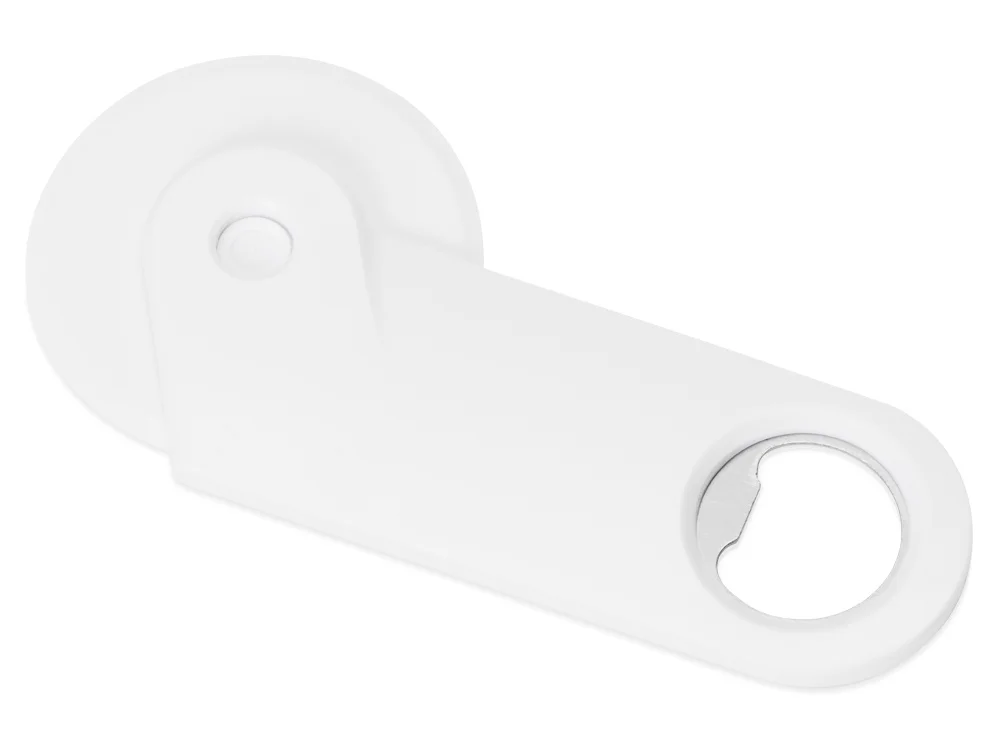 Нож для пиццы с открывалкой бутылок 4 сыра белый - фото 2