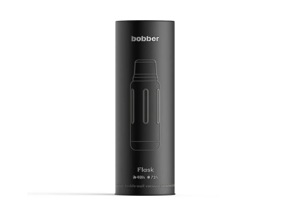 Вакуумный термос Flask 1 л серебристый зеркальный 1000 мл - фото 5