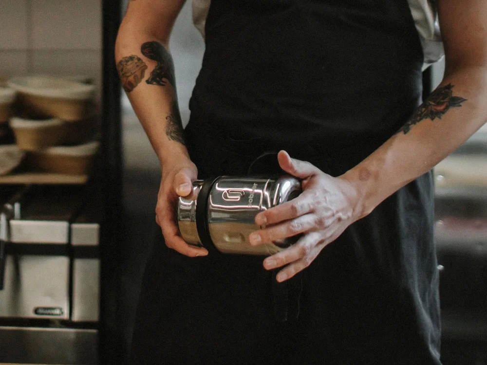 Вакуумный термос для еды «Jerrycan», 470 мл, серебристый зеркальный - фото 7