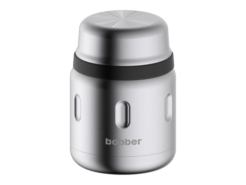 Вакуумный термос для еды Jerrycan 470 мл серебристый матовый - фото 2