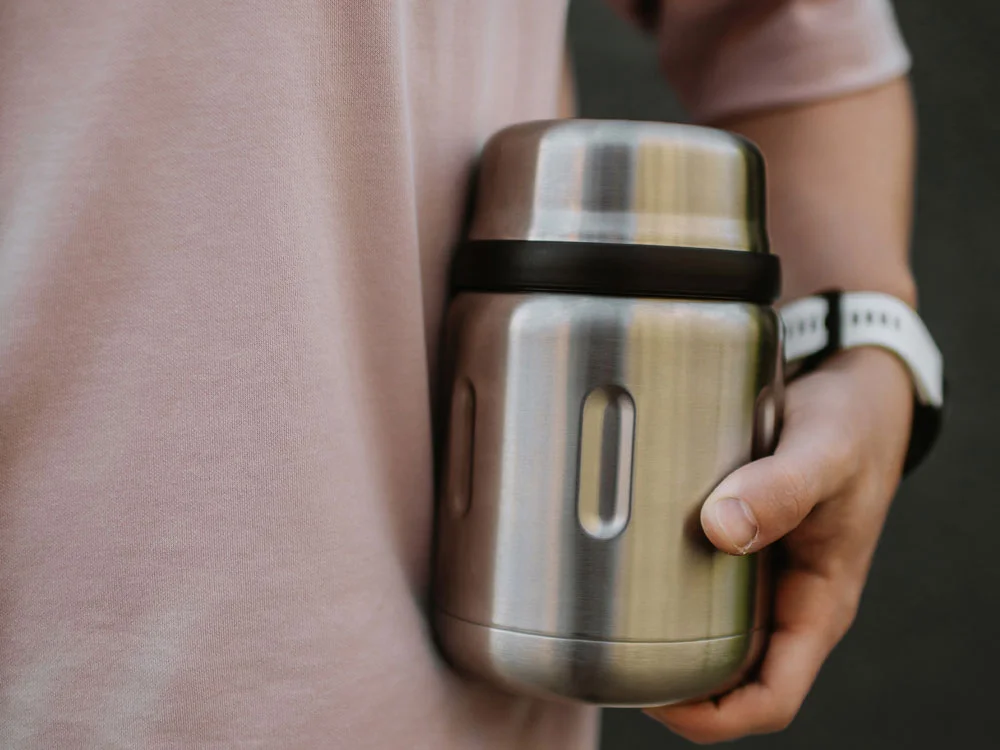 Вакуумный термос для еды Jerrycan 700 мл серебристый матовый - фото 10