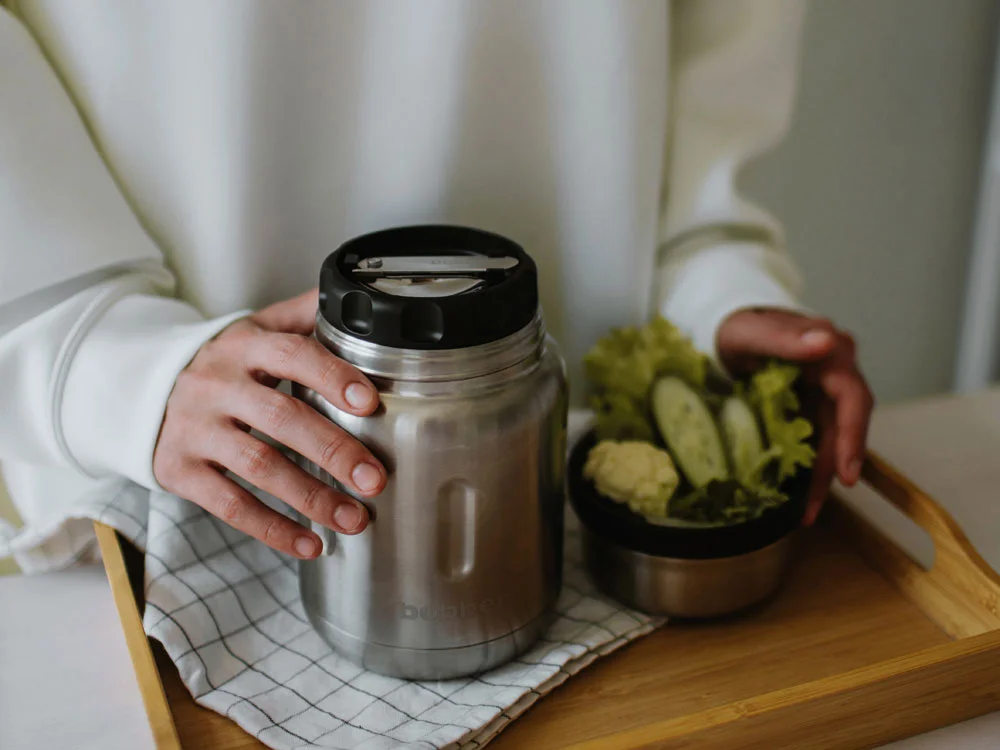 Вакуумный термос для еды Jerrycan 700 мл серебристый матовый - фото 7