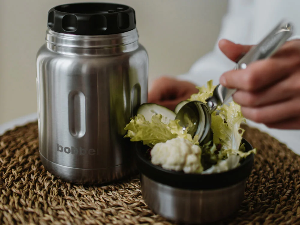 Вакуумный термос для еды Jerrycan 700 мл серебристый матовый - фото 8