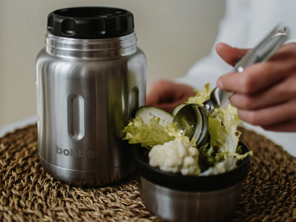 Вакуумный термос для еды «Jerrycan», 700 мл, серебристый зеркальный - фото 8