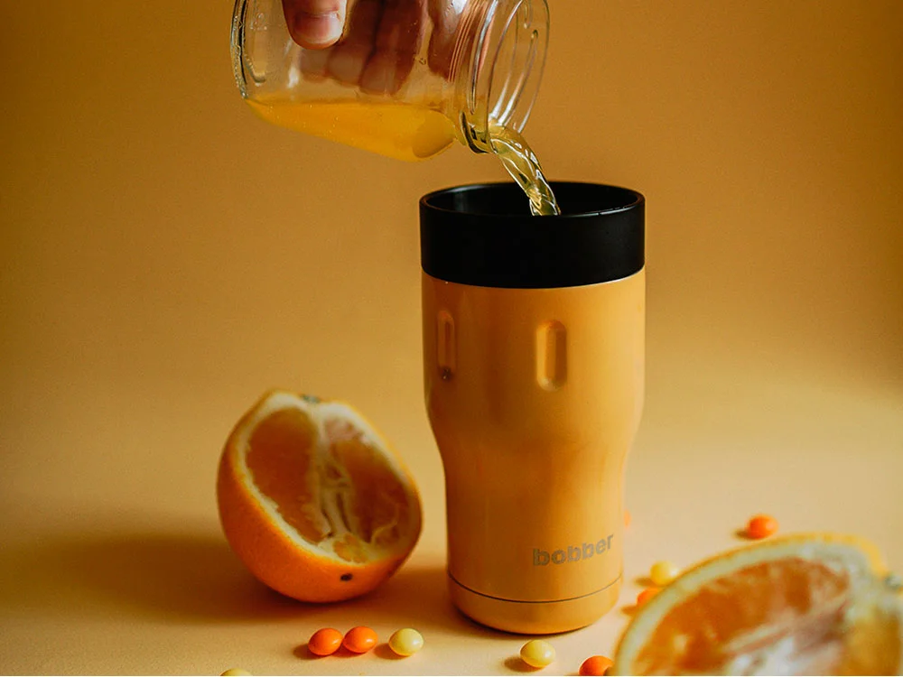Вакуумная термокружка Tumbler 350 мл оранжевый - фото 6