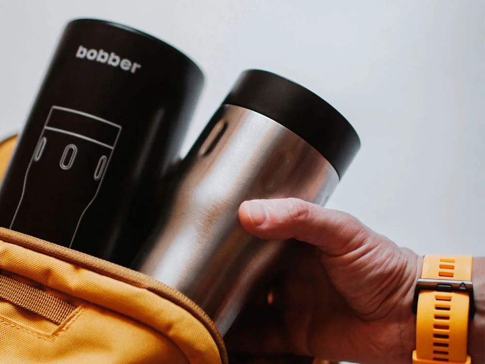 Вакуумная термокружка Tumbler 350 мл серебристый матовый - фото 7
