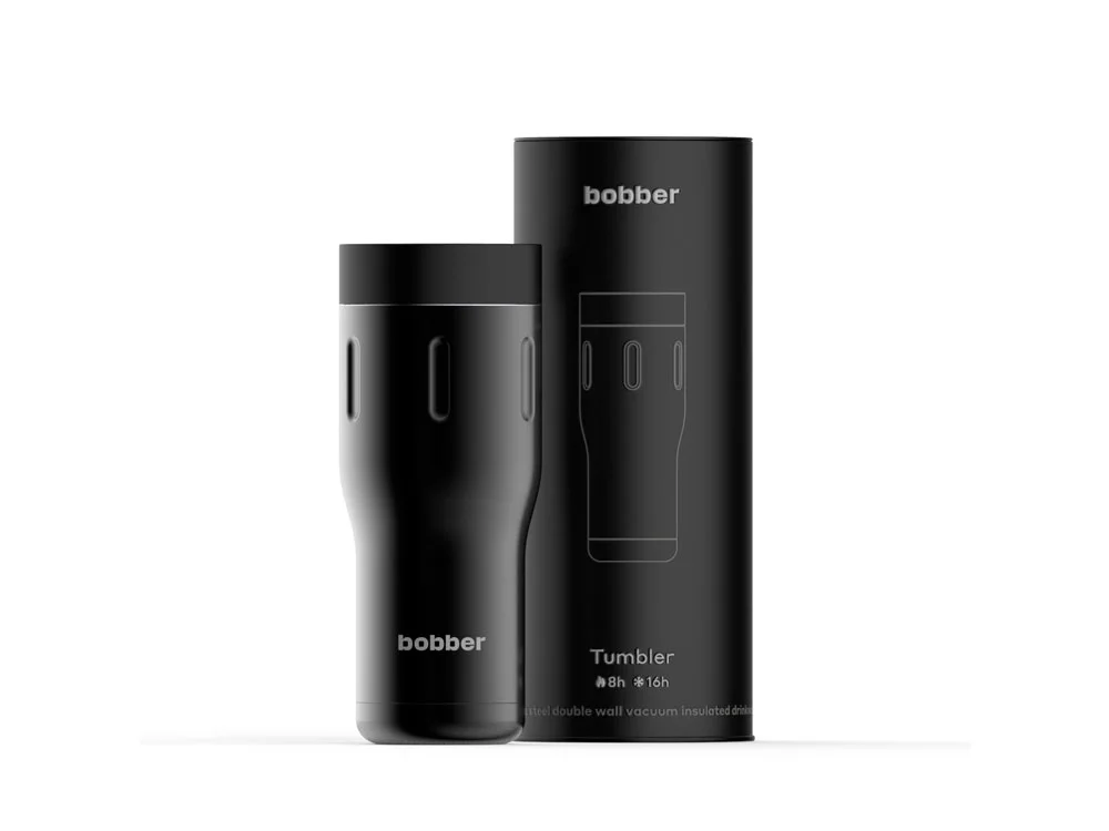 Вакуумная термокружка Tumbler 470 мл черный