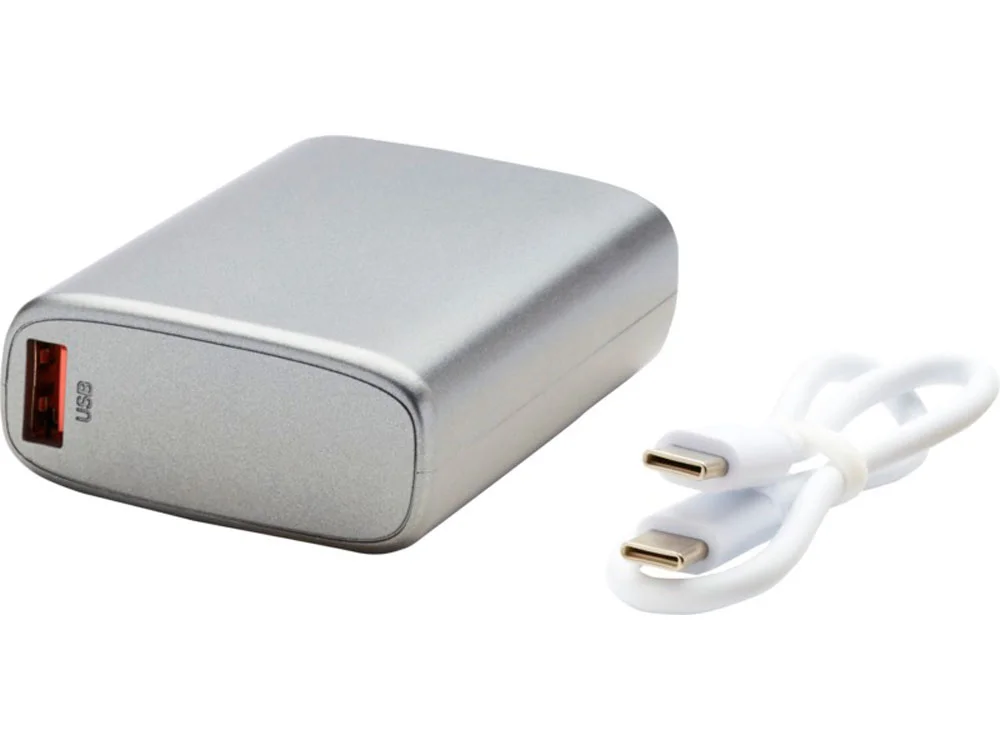 Внешний аккумулятор Tron Mini 9600 mAh серый - фото 5