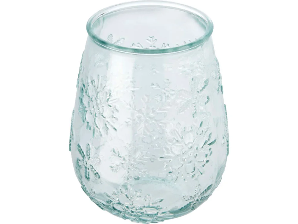 Подставка для чайной свечи «Faro» из переработанного стекла, прозрачный