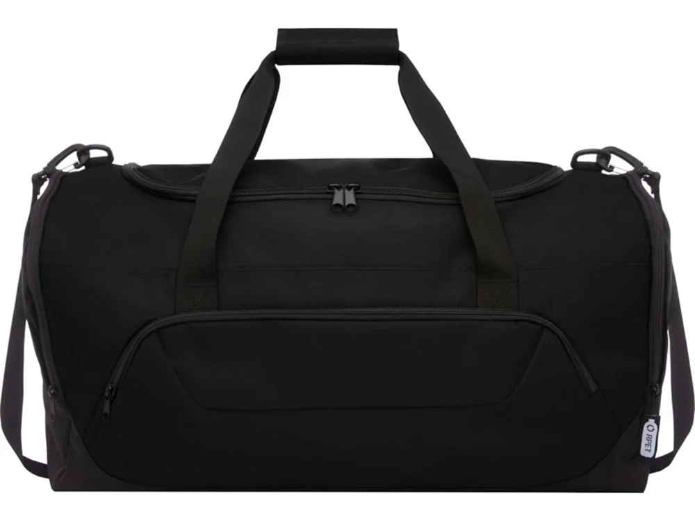 Спортивная сумка «Retrend» из переработанного ПЭТ, черный - фото 2