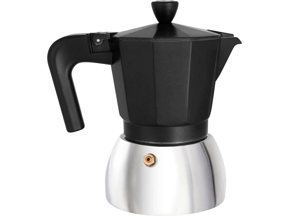 Гейзерная кофеварка Arabica 300 мл черный/серебристый - фото 4