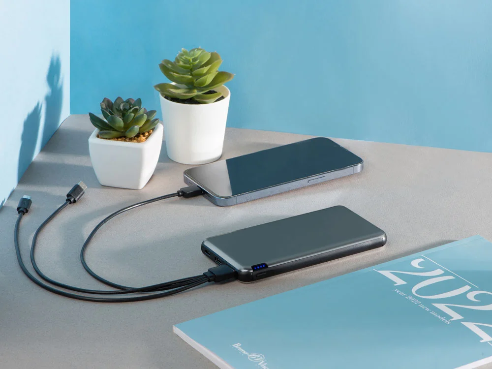 Внешний аккумулятор Forge v.2 10000 mAh серый - фото 10