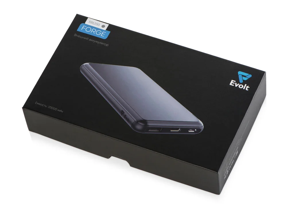 Внешний аккумулятор Forge v.2 10000 mAh серый - фото 8
