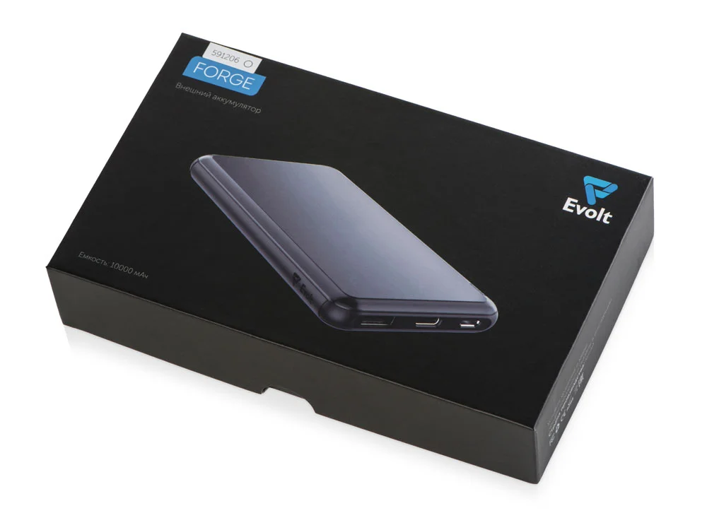 Внешний аккумулятор Forge v.2 10000 mAh серебристый - фото 8