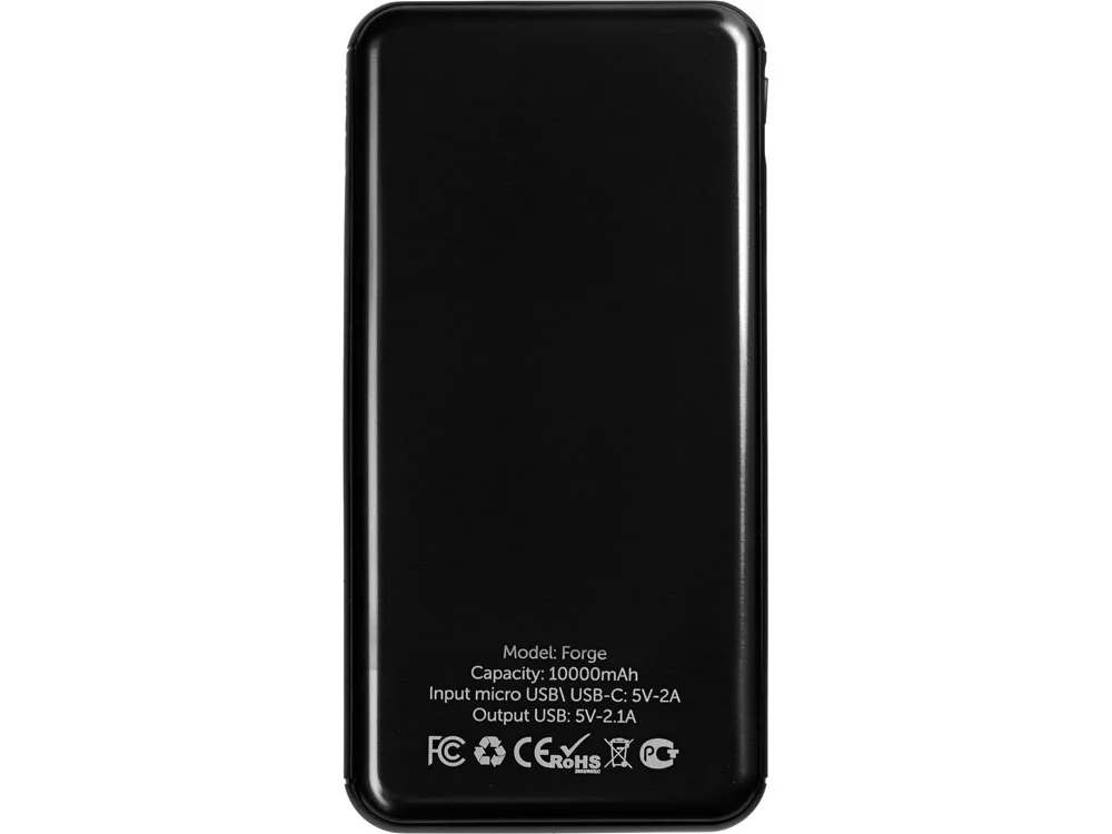 Внешний аккумулятор Forge v.2 10000 mAh черный - фото 3