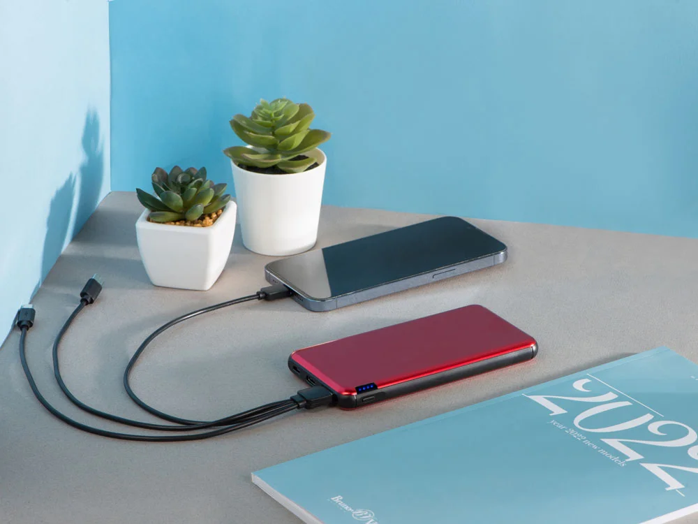 Внешний аккумулятор Forge v.2 10000 mAh красный - фото 10