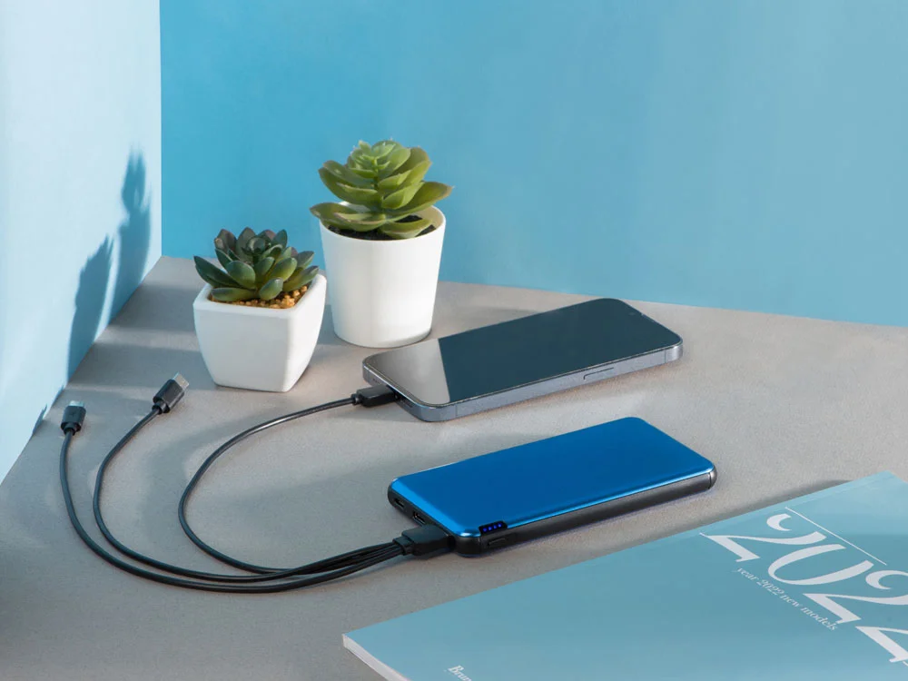 Внешний аккумулятор Forge v.2 10000 mAh синий - фото 10