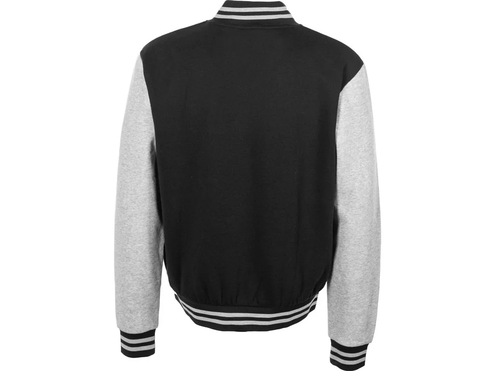 Бомбер «Oxford», унисекс, черный/серый меланж, 2XL - фото 10