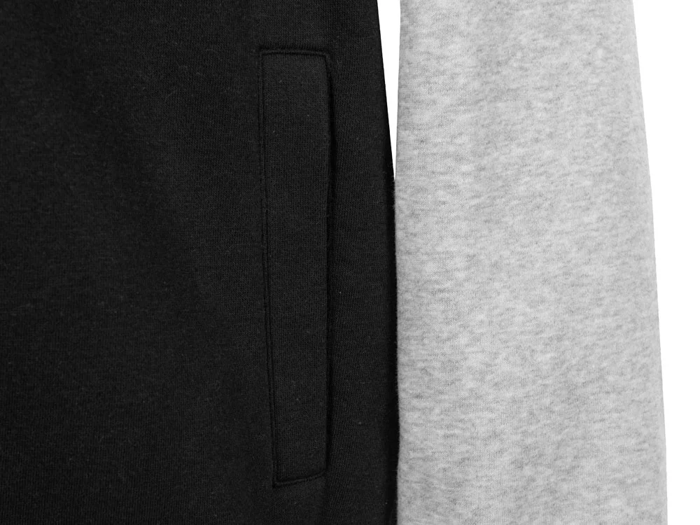 Бомбер Oxford унисекс черный/серый меланж XL - фото 14