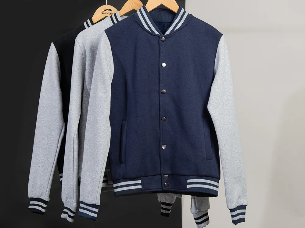 Бомбер Oxford унисекс темно-синий/серый меланж L - фото 16