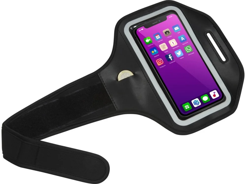 Спортивный чехол на руку для смартфона Haile черный - фото 4